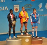 Gaëlle NAYO KETCHANKE vice Championne d'Europe 2015