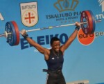 Gaëlle NAYO KETCHANKE 111kg à l'arraché