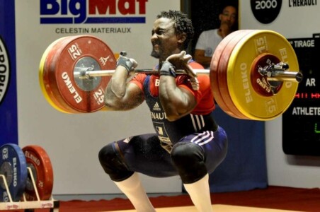 Épaulé à 160kg de Brice BATCHAYA KETCHANKE