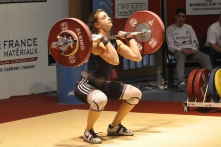 Épaulé à 85kg de Mélissa DUMARAIS