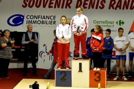 Podium féminin Coupe Bernard GARCIA