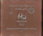 Trophée offert aux athlètes de l'équipe de France Olympique Rio 2016 par Clermont Sports