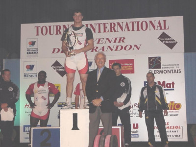 Le vainqueur Jean-Baptiste Bardis et Yvan Randon