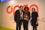TROPHEE DES CHAMPIONS D OCCITANIE A L OPEN SUD DE FRANCE D EMONTPELLIER AVEC LA REGION MIDI LIBRE ET LA DEPECHE GAELLE NAYO KETCHANKE HALTEROHPILE ET MYRIAM NICOLE VTT DESCENTE DEUX ATHLETES DE CLERMONT L HERAULT
