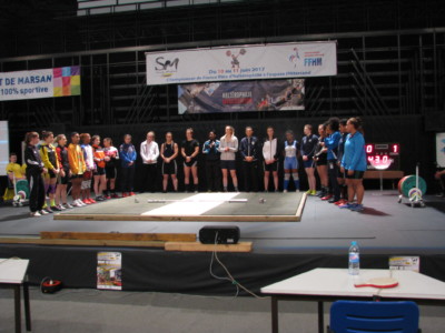 Plateau de féminines 48kg, 69kg et 75kg