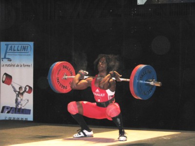 Epaulé à 110 kg de Gaëlle NAYO KETCHANKE