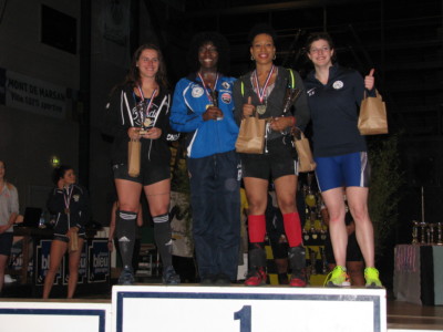 Podium des 75kgF