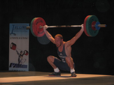 Julien MULLOR 104kg à l'arraché (manqué)